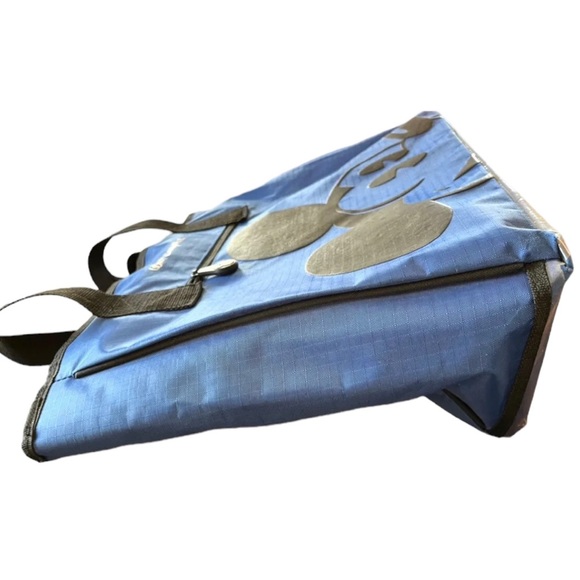 Disney Parks Mickey Mouse Tote Bag Large Blue Purse Travel Bag Retired - Picture 7 of 12